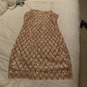 Gold Cocktail Dress